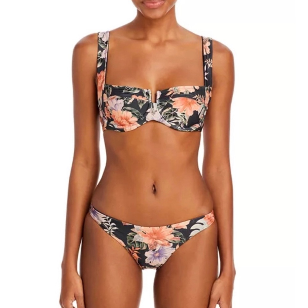 L*Space Camellia Top - Black Floral